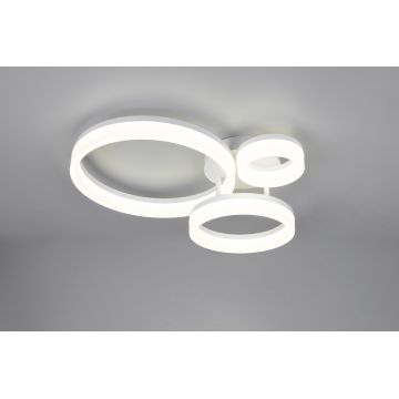 Plafoniera Scope, RL, 51x40.5x12.5 cm, 32W, 1x SMD, plastic, alb mat