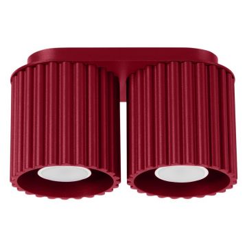 Spot burgundy din metal 10x21 cm Zora – Sollux