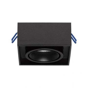 Spot incastrat BROOK SQUARE - Negru