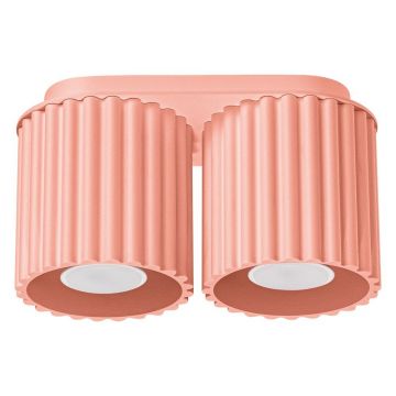 Spot piersică din metal 10x21 cm Zora – Sollux
