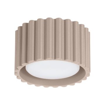 Spot taupe din metal ø 10 cm Zora – Sollux