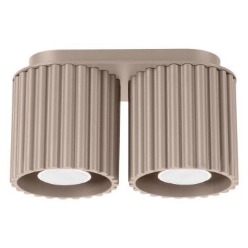 Spot taupe din metal 10x21 cm Zora – Sollux