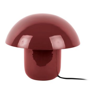 Veioză burgundy din metal (înălțime 25 cm) Fat Mushroom – Leitmotiv