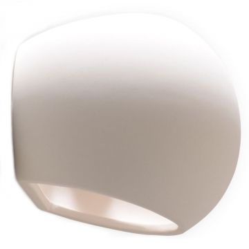 Aplica Globe din ceramica Alb 18x11x14.5 cm