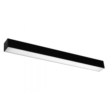 Aplica LED Pinne Negru 4000K 67x6x6 cm
