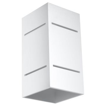 Aplica perete Blocco Alb 10x12x20 cm