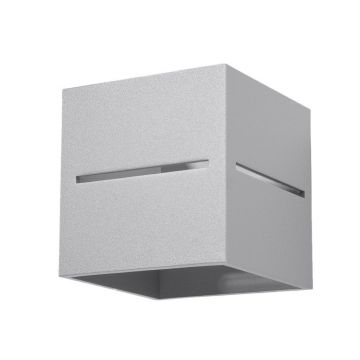 Aplica perete Lobo Gri 10x12x10 cm