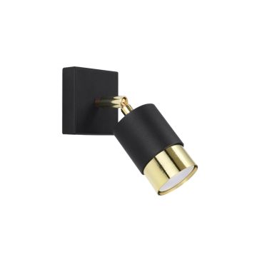 Aplica perete Nero Auriu 8x17.5x16 cm