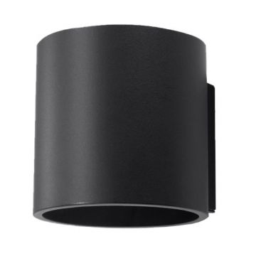 Aplica perete Orbis Negru 10x12x10 cm