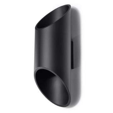 Aplica perete Penne Negru 10x12x30 cm