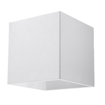 Aplica perete Quad Alb 10x12x10 cm