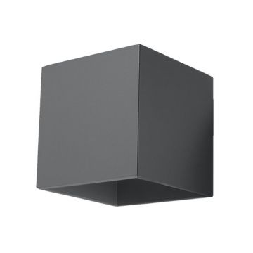 Aplica perete Quad Antracit 10x12x10 cm