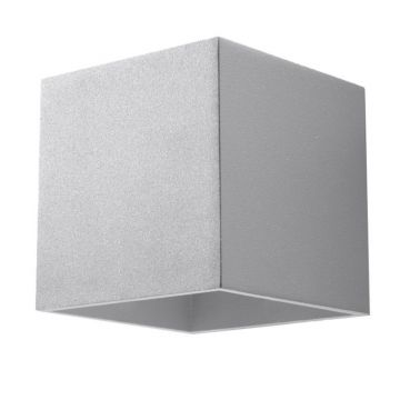 Aplica perete Quad Gri 10x12x10 cm