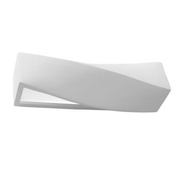 Aplica Sigma din ceramica Alb 42x12x14 cm