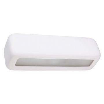 Aplica Subani din ceramica Alb 33x10x10 cm
