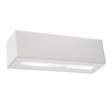Aplica Vega din ceramica Alb 32.5x9.5x9.5 cm