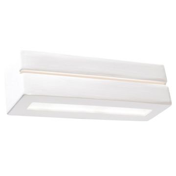 Aplica Vega Line din ceramica Alb 32.5x9.5x9.5 cm