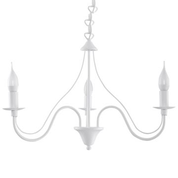 Candelabru 3 Minerwa Alb 60x60x80 cm