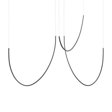 Candelabru LED Alvar 3 Negru 3000K 150x150x260 cm