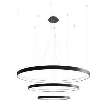 Candelabru LED Rio Negru 3000K 110x110x150 cm