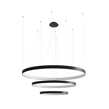 Candelabru LED Rio Negru 4000K 110x110x150 cm