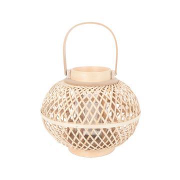 Felinar din bambus (înălțime 24 cm) – Ego Dekor