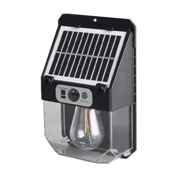 Lampa de Perete, 1  Led, Incarcare Solara si Senzor, Telecomanda, Z-tools