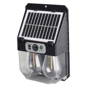 Lampa de Perete, 2  Leduri, Incarcare Solara si Senzor, Telecomanda, Z-tools