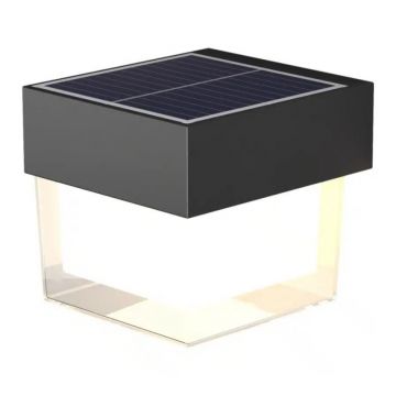 Lampa Led, Perete, Incarcare, Solara, Patrata, Zts, 8605