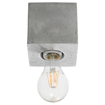 Lustra Ariz din beton Gri 10x10x10 cm