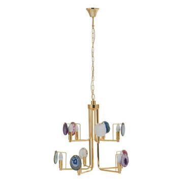 Lustră aurie din metal Glamour – Premier Housewares