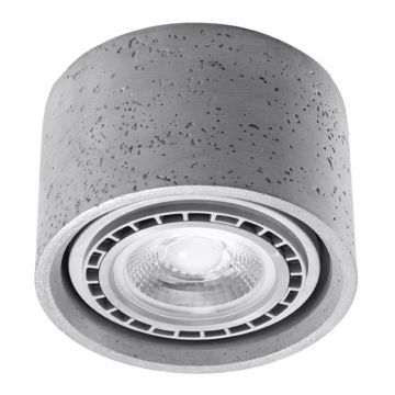 Lustra Basic din beton Gri 14x14x9 cm