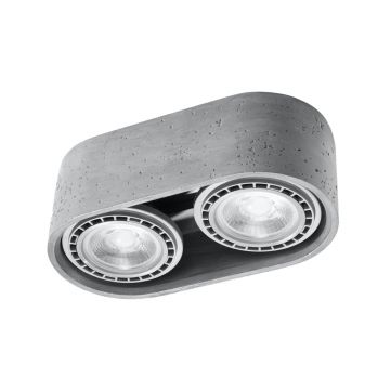 Lustra Basic din beton Gri 27x14x9 cm