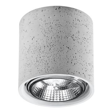 Lustra Cullo din beton Gri 14x14x14 cm