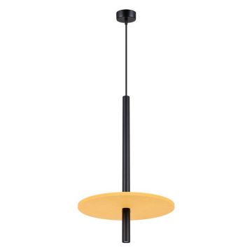 Lustră galbenă/bej din metal ø 30 cm Rilu – Sollux