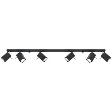 Lustra Merida Negru 118x6x16 cm