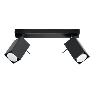 Lustra Merida Negru 30x6x16 cm