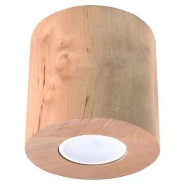 Lustra Orbis din lemn, Natural 10x10x10 cm