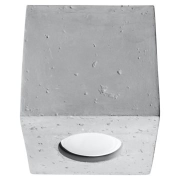 Lustra Quad din beton Gri 10x10x10 cm