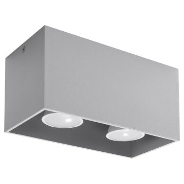 Lustra Quad Gri 20x10x10 cm
