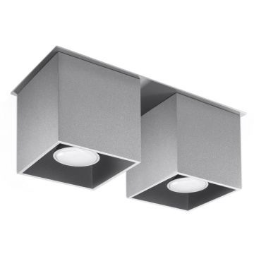 Lustra Quad Gri 26x11x12 cm