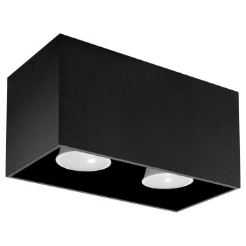 Lustra Quad Negru 20x10x10 cm
