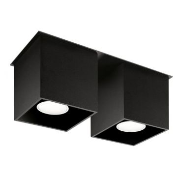 Lustra Quad Negru 26x11x12 cm