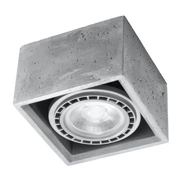 Lustra Quatro din beton Gri 14x14x9 cm