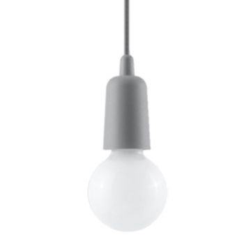 Lustra suspendata Diego Gri 9x9x90 cm