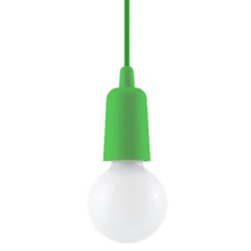 Lustra suspendata Diego Verde 9x9x90 cm