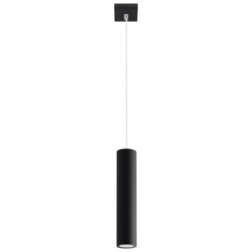 Lustra suspendata Lagos Negru 8x8x100 cm