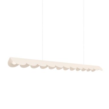 Lustra suspendata LED Biscuit Bej 4000K 131x13x200 cm