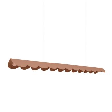 Lustra suspendata LED Biscuit Mocha 4000K 131x13x200 cm