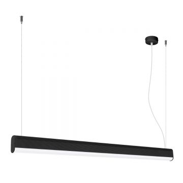 Lustra suspendata LED Farge Negru 3000K 120x8x150 cm